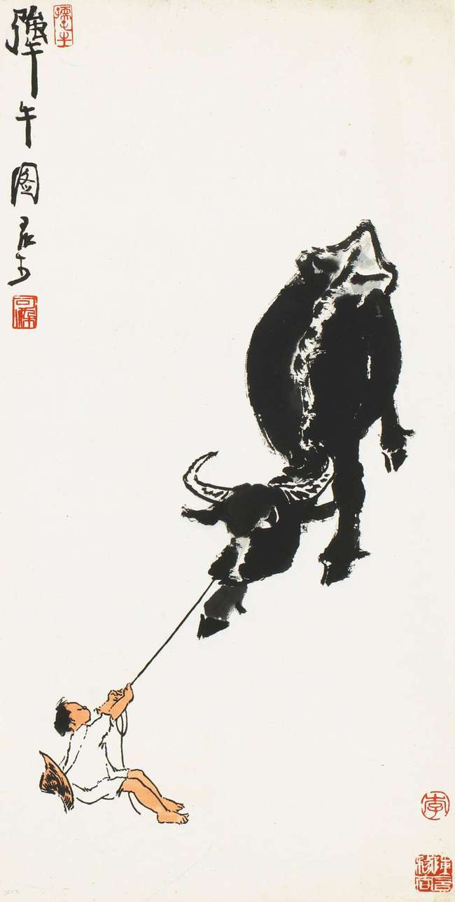 九位大师级名家画牛,各有各的精彩