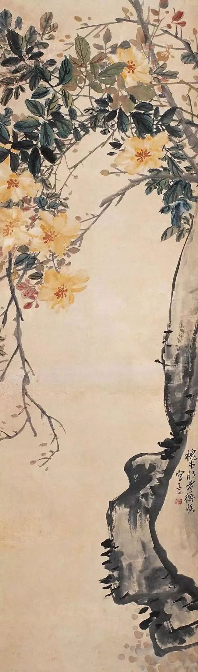 陈师曾花鸟画作品赏析只是可惜,陈师曾过世的有些早,他的艺术才能并没