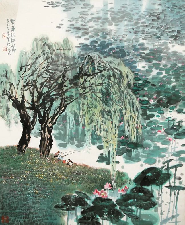 邱笑秋笔下的秋色,太美了! - 美术新闻 - 神彩堂网