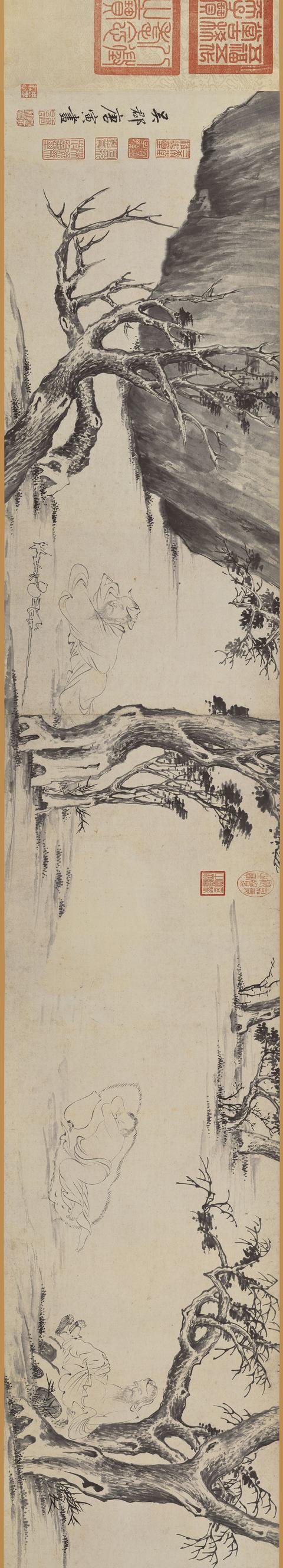 从《四美图》到《采菊图》唐寅人物画赏析 - 美术新闻 - 神彩堂网